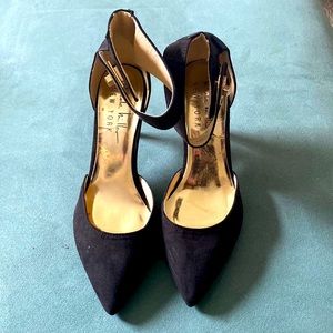 Black Kitten Heel Nicole Miller Shoes